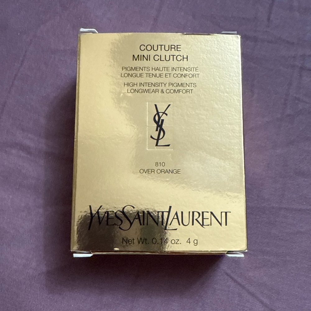 Yves Saint Laurent Couture Mini Clutch eyeshadow palette in Over Orange